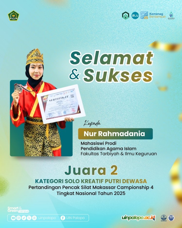 Deretan Prestasi Membanggakan, Mahasiswa UIN Palopo Berjaya di Level Nasional dan Daerah