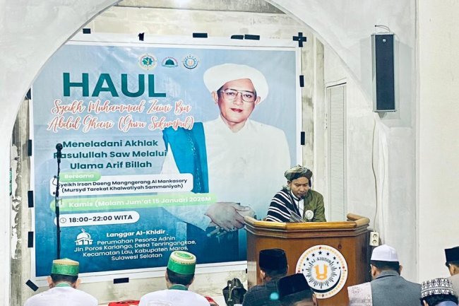 Haul Abah Guru Sekumpul di Maros, Jamaah Se-Indonesia Ikut Secara Langsung dan Virtual
