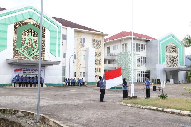 Upacara Hari Kesadaran Nasional, Rektor UIN Palopo Ingatkan Tanggung Jawab Aparatur