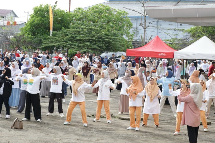 Pagi Penuh Tawa di Kampus Hijau, Senam dan Lomba Warnai HAB ke-80 Kemenag di UIN Palopo