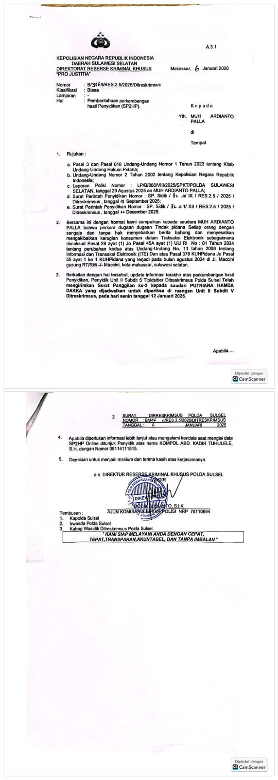 Kasus Umrah Subsidi Rp1,1 Miliar: Kuasa Hukum Minta Polda Sulsel Percepat Penetapan Tersangka