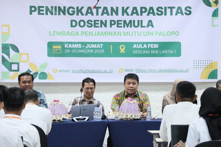 Strategi Mutu Akademik, LPM UIN Palopo Siapkan Dosen Pemula Hadapi Kurikulum OBE