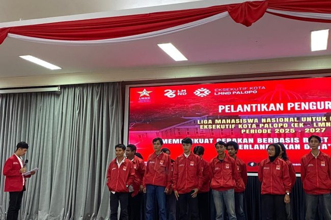 Ketua LMND Sulsel Tekankan Transformasi Gerakan Mahasiswa Saat Pelantikan LMND Palopo