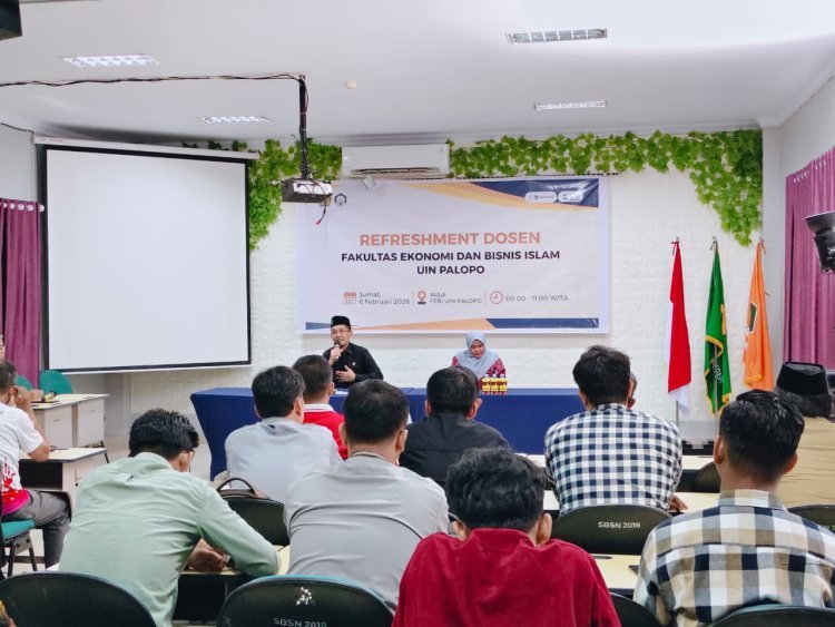 Dosen Harus Jadi Teladan, Pesan Rektor di Refreshment FEBI UIN Palopo