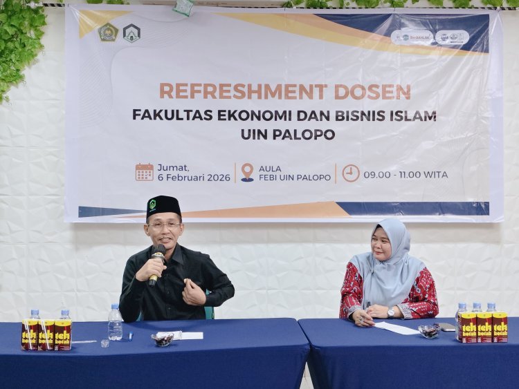 Dosen Harus Jadi Teladan, Pesan Rektor di Refreshment FEBI UIN Palopo