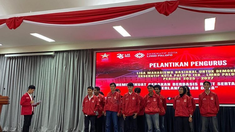 Ketua LMND Sulsel Tekankan Transformasi Gerakan Mahasiswa Saat Pelantikan LMND Palopo