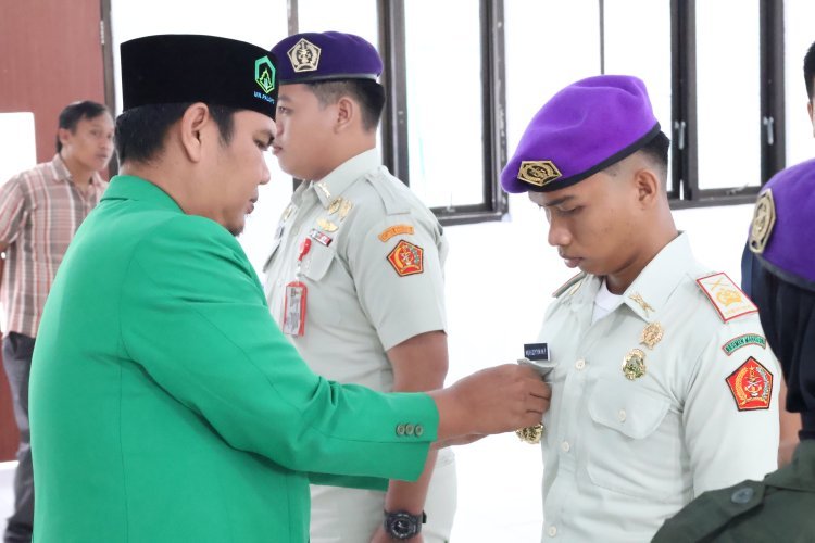 Estafet Kepemimpinan Menwa 712, WR III UIN Palopo Soroti Pembinaan Karakter dan Disiplin