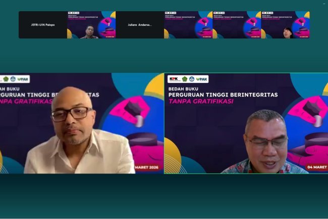 Bangun Kampus Bersih dan Transparan, UIN Palopo Partisipasi dalam Program Edukasi KPK RI