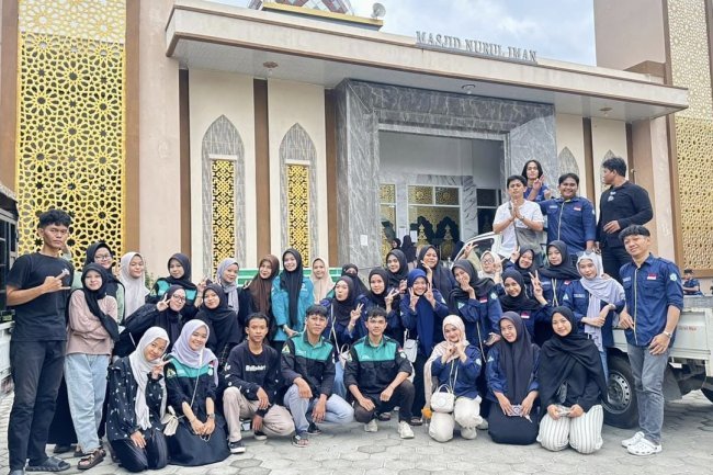 HMPS MPI FTIK UIN Palopo Tebar Kepedulian Ramadan Lewat Aksi Berbagi