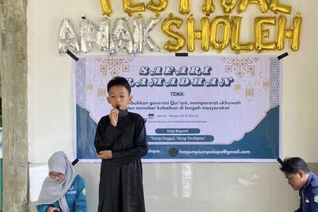 Menutup Ramadan dengan Pengabdian, Mahasiswa HMPS MPI UIN Palopo Tinggalkan Jejak Dakwah di Marobo