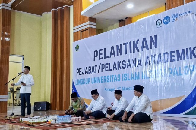 Rektor UIN Palopo Tegaskan Target Unggul di Tengah Pelantikan dan Buka Puasa Bersama