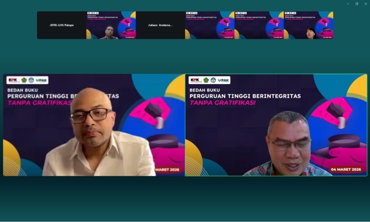 Bangun Kampus Bersih dan Transparan, UIN Palopo Partisipasi dalam Program Edukasi KPK RI