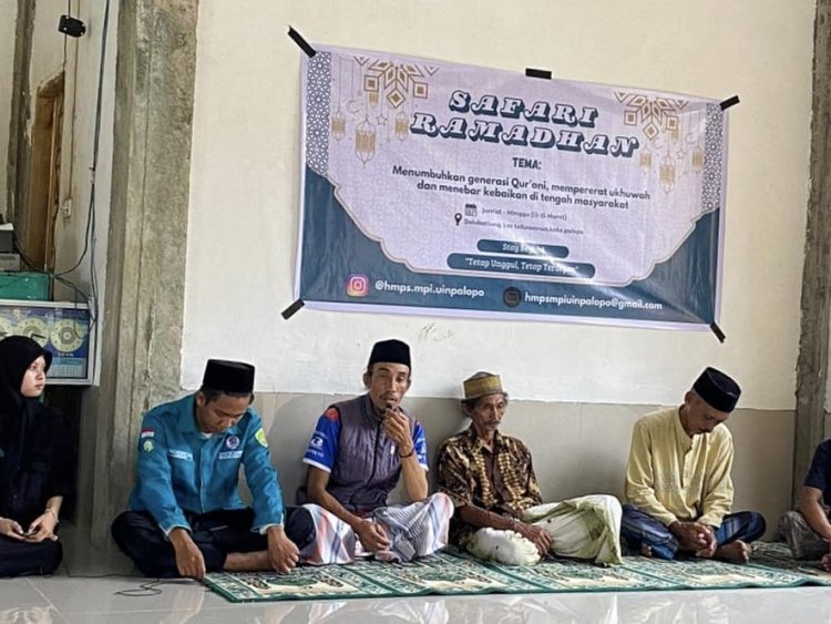 Menutup Ramadan dengan Pengabdian, Mahasiswa HMPS MPI UIN Palopo Tinggalkan Jejak Dakwah di Marobo