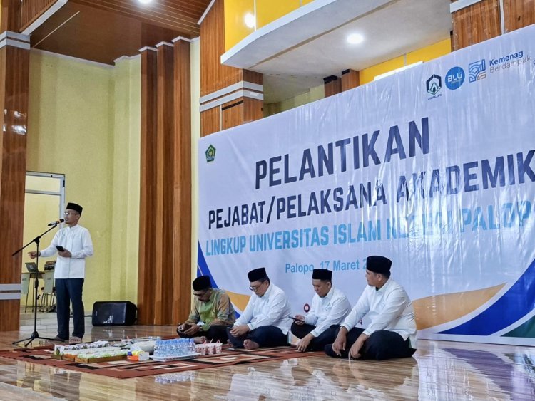 Rektor UIN Palopo Tegaskan Target Unggul di Tengah Pelantikan dan Buka Puasa Bersama