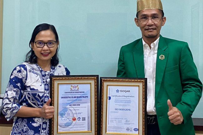 Pasca Transformasi Kelembagaan, UIN Palopo Kantongi Dua Sertifikat ISO
