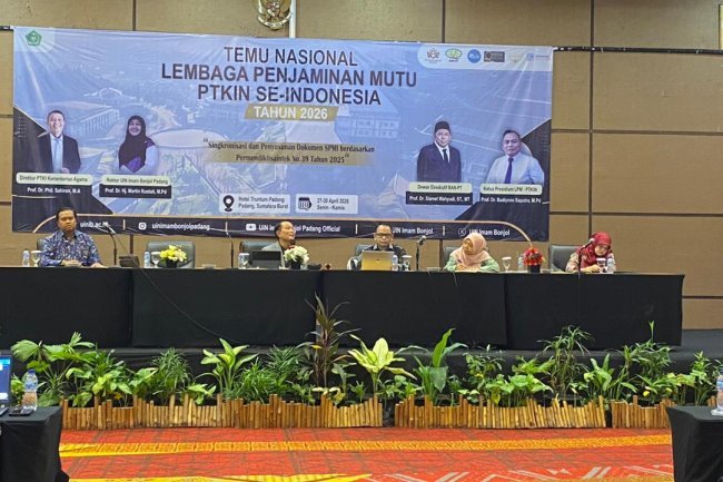 UIN Palopo Bangun Sinergi Mutu di Temu Nasional LPM PTKIN se-Indonesia
