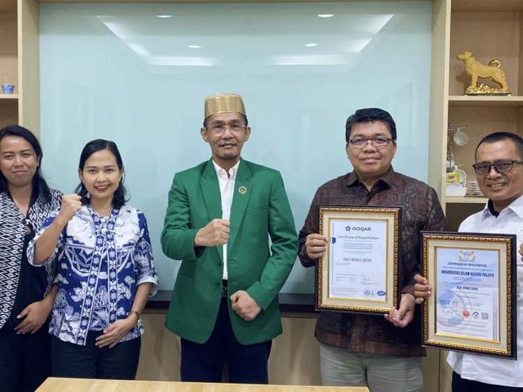 Pasca Transformasi Kelembagaan, UIN Palopo Kantongi Dua Sertifikat ISO