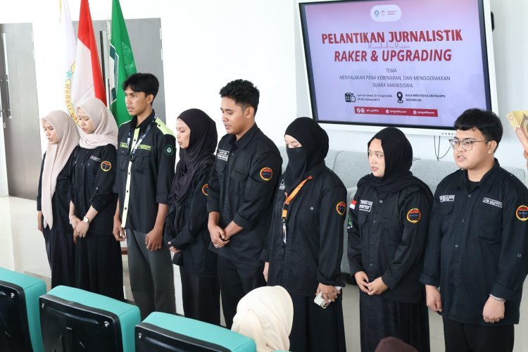 Penguatan Peran Persma di Era Digital, Pengurus Baru LPM Graffity UIN Palopo Dilantik