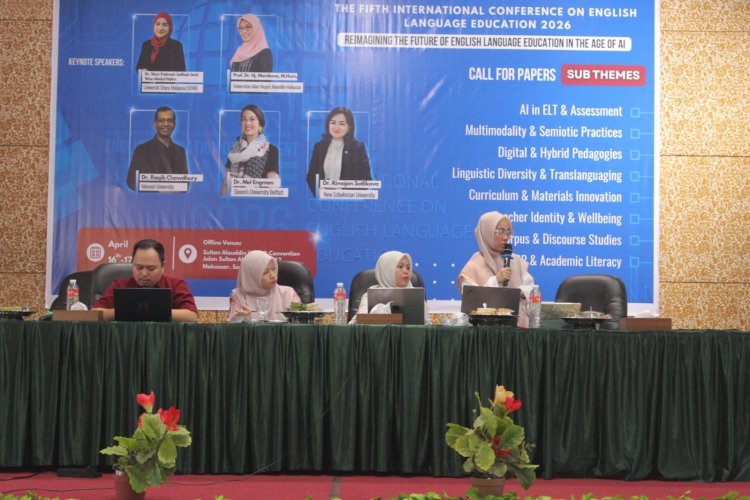 Perkuat Budaya Riset, Dosen dan Mahasiswa PBI UIN Palopo Tampil di ICONELE