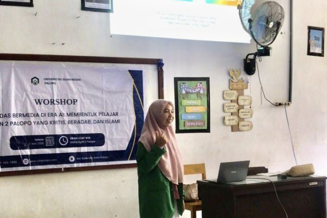 AI dan Media Sosial Jadi Fokus Workshop Literasi Digital Mahasiswa PAI UIN Palopo