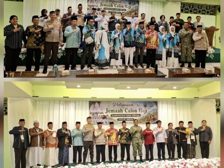Pemkab Tana Toraja Lepas Jamaah Haji 2026 dengan Suasana Haru
