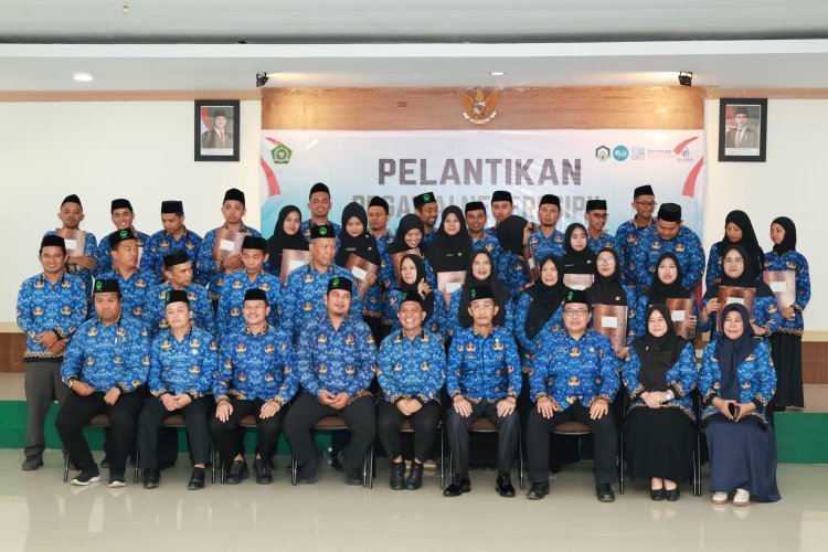 24 CPNS UIN Palopo Resmi Jadi PNS, Menag Tekankan Nilai ISTIQAMAH