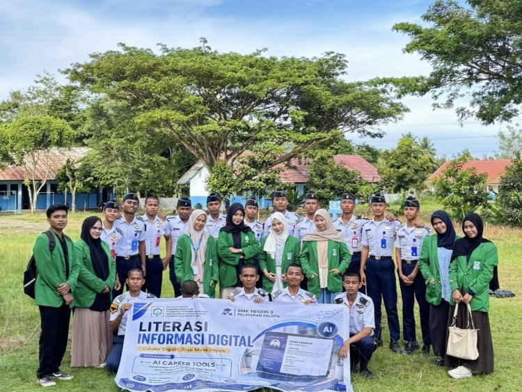 Mahasiswa UIN Palopo Kenalkan AI dan Karier Digital di Sekolah Vokasi