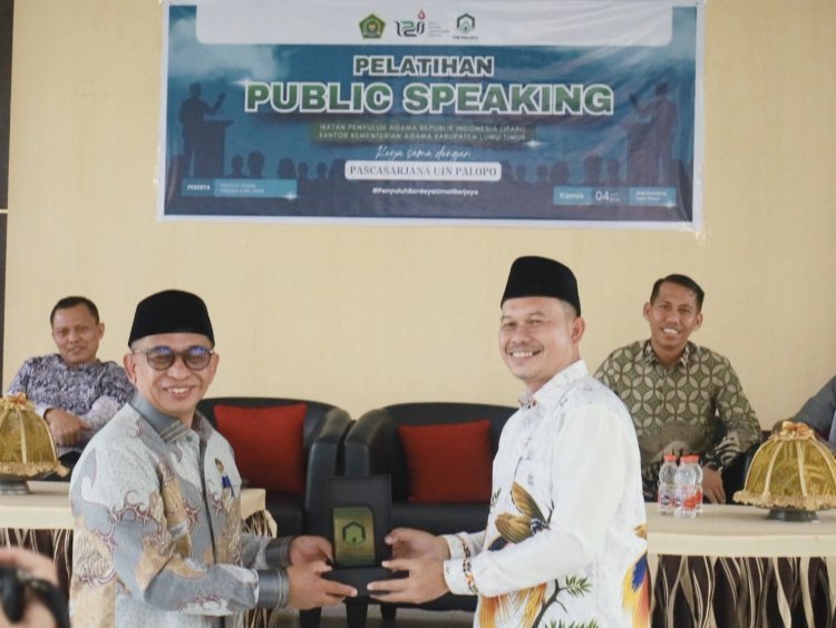 Tingkatkan Profesionalisme Penyuluh, Pascasarjana UIN Palopo Gelar Pelatihan Komunikasi Publik