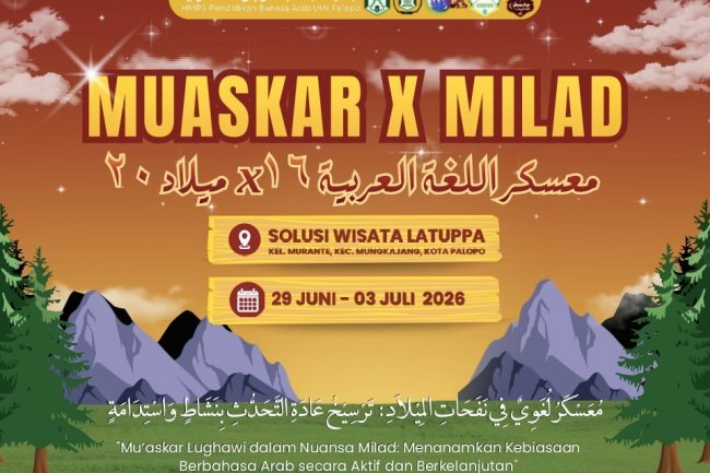 HMPS PBA UIN Palopo Gelar Muaskar X Milad, Bangun Budaya Berbahasa Arab Mahasiswa