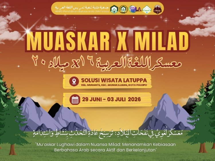HMPS PBA UIN Palopo Gelar Muaskar X Milad, Bangun Budaya Berbahasa Arab Mahasiswa