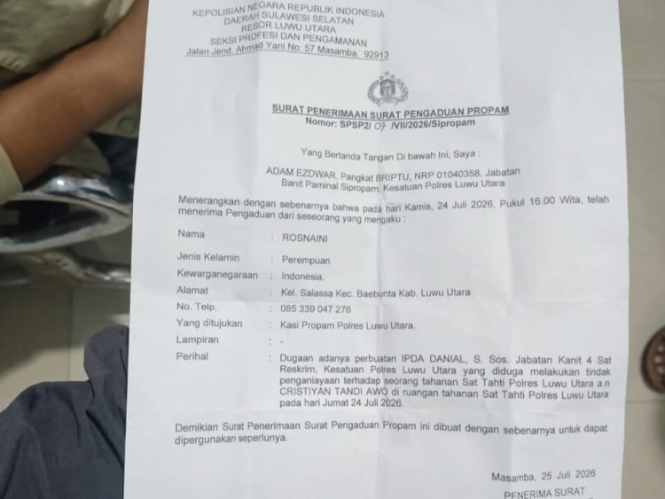 Tak Terima Anggota Keluarganya Diduga Dianiaya, Keluarga Tahanan Laporkan Oknum Polisi ke Propam